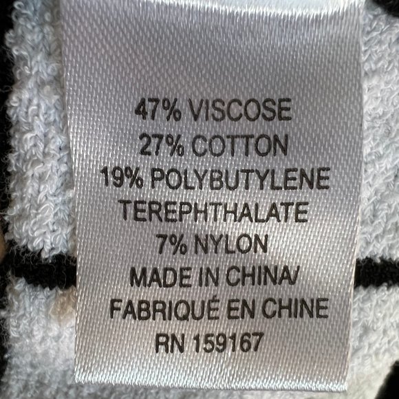 Like new MILLY Black & White Windowpane Jacquard Mini A-Line Dress Size โฆ - Picture 7 of 15